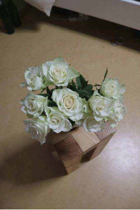 Reclaimed materials in floristry